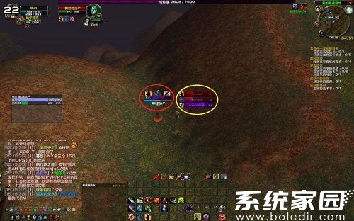 魔兽世界插件界面对比图