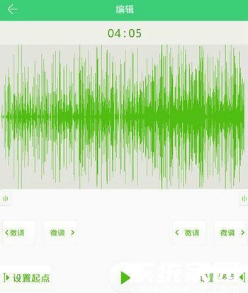 铃声参数设置界面