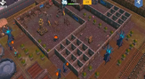 冰原守卫者装饰布局效果示意图